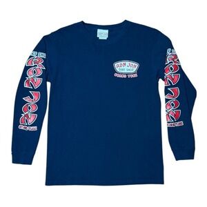 Vintage 90s Y2K Ron Jon Surf Beach Shop Grand Turk Long Sleeve Graphic Shirt